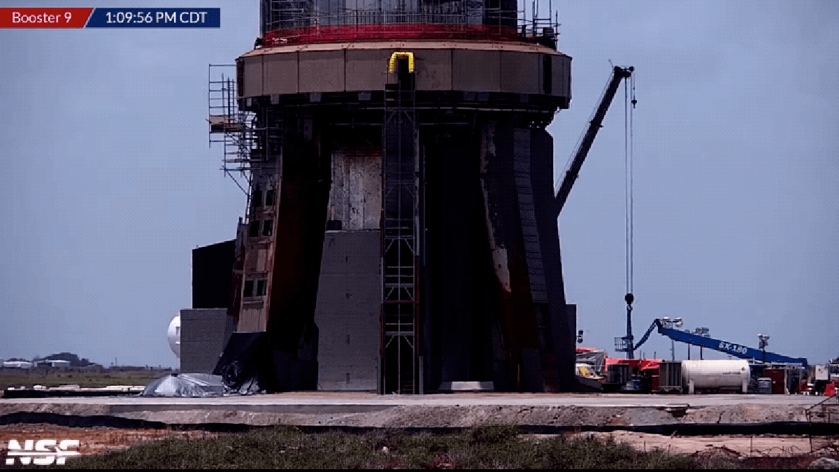 Η SpaceX διενεργεί δοκιμή υψηλής ισχύος του συστήματος κατακλυσμού νερού του Starship
