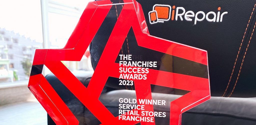 Η iRepair απέσπασε το βραβείο Gold Winner Services Retail Stores Franchise στα “The Franchise Success Awards 2023”