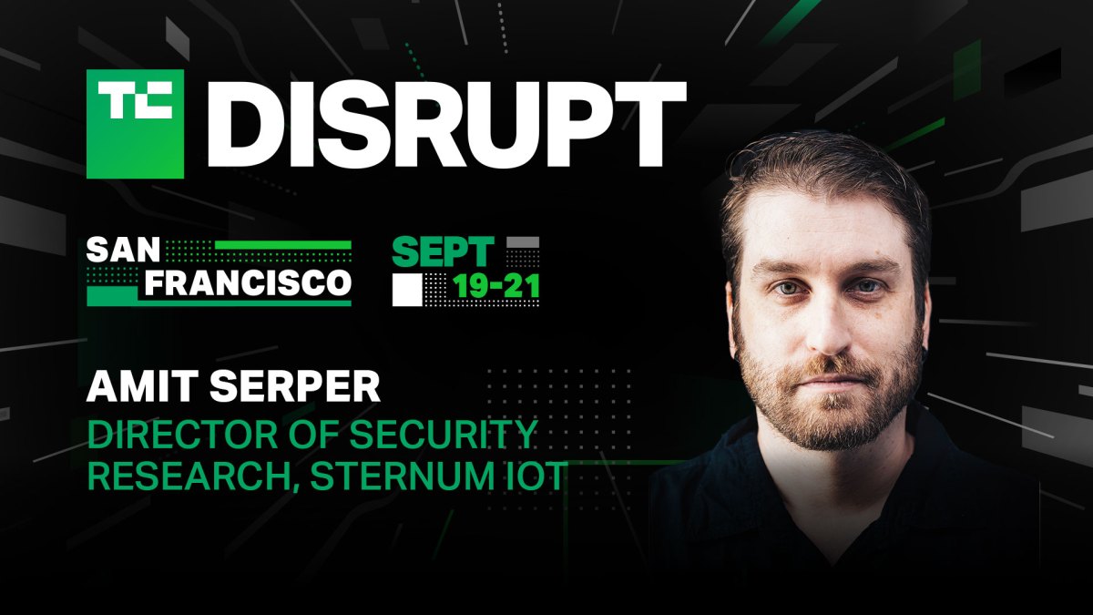 Ο Amit Serper κλειδώνει ελαττώματα ασφάλειας IoT στο TechCrunch Disrupt 2023
