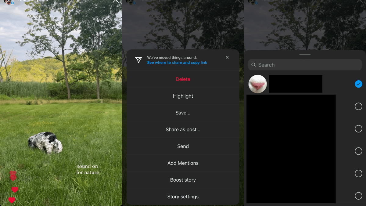 Πώς να προσθέσετε αναφορές σε ένα Instagram Story μετά τη δημοσίευσή του
