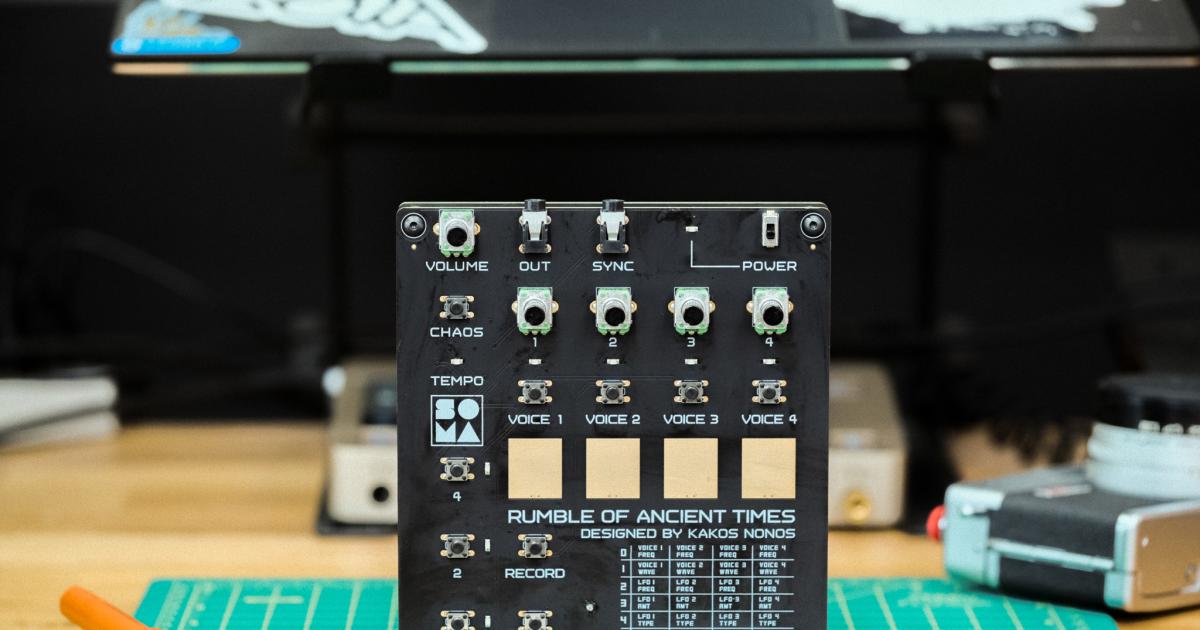 Το Rumble of Ancient Times της SOMA Labs είναι το χαοτικό ουδέτερο των synths
