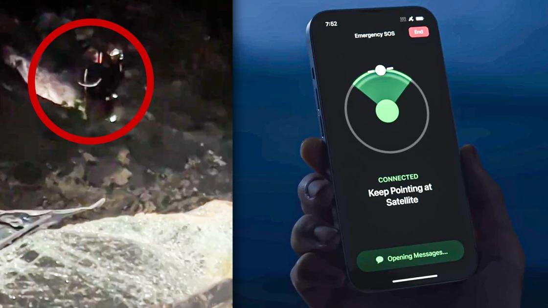 Το iPhone 14 “έσωσε” έναν άνθρωπο που έπεσε με το αυτοκίνητό του από γκρεμό 120 μέτρων