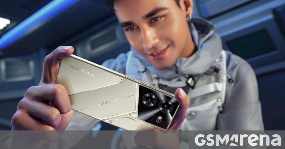 Το βίντεο δείχνει το νέο Arc Interface της Tecno Pova με φώτα RGB στο πίσω μέρος
