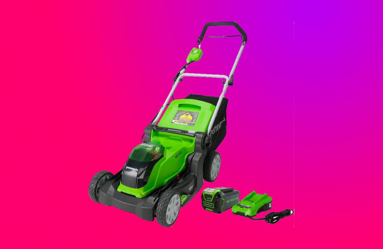 Greenworks 40V 17-Inch (2-In-1) Push Lawn Mower
