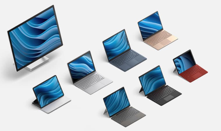 The Surface family with all the latest devices