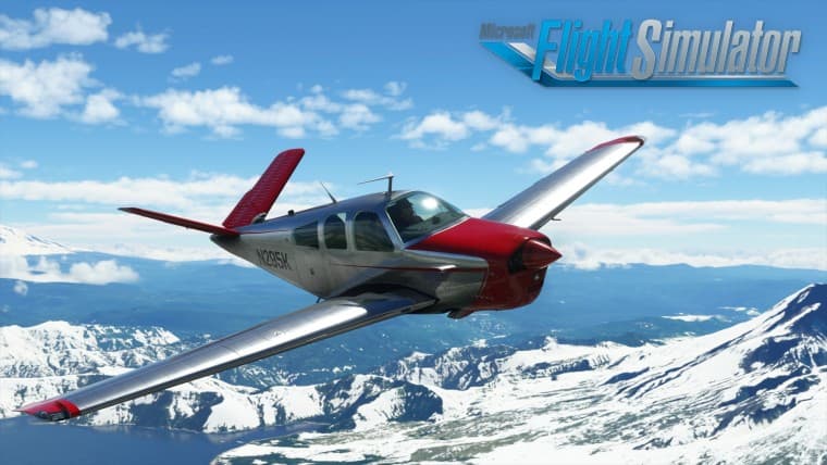 The Beechcraft Bonanza V35 on Microsoft Flight Simulator