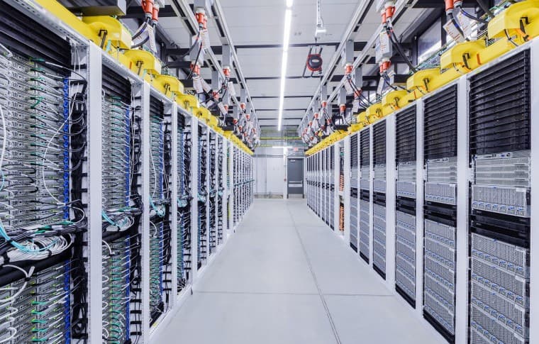 Image of Microsoft Supercomputer