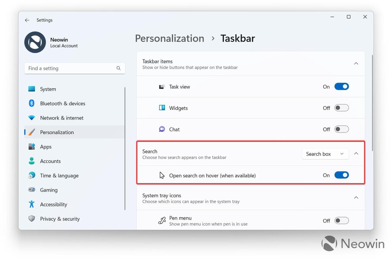 , Τα Windows 11 αποκτούν μια νέα λειτουργία της γραμμής εργασιών που πιθανότατα θα μισείτε, εδώ είναι πώς να την απενεργοποιήσετε, TechWar.gr