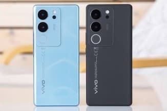 Το vivo V29 σε Μπλε και Μαύρο