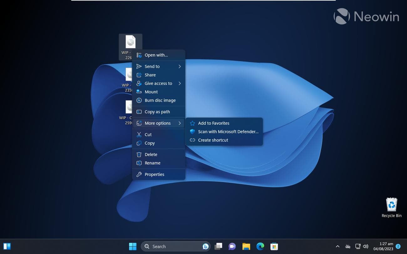 Ένα στιγμιότυπο οθόνης του έργου Rectify11