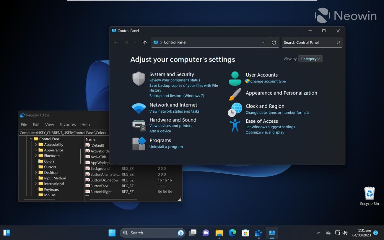 Ένα στιγμιότυπο οθόνης του έργου Rectify11