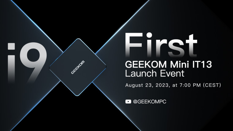 Η GEEKOM θα αποκαλύψει το πρώτο Mini PC στον κόσμο που τροφοδοτείται από την 13ης γενιάς i9 CPU
