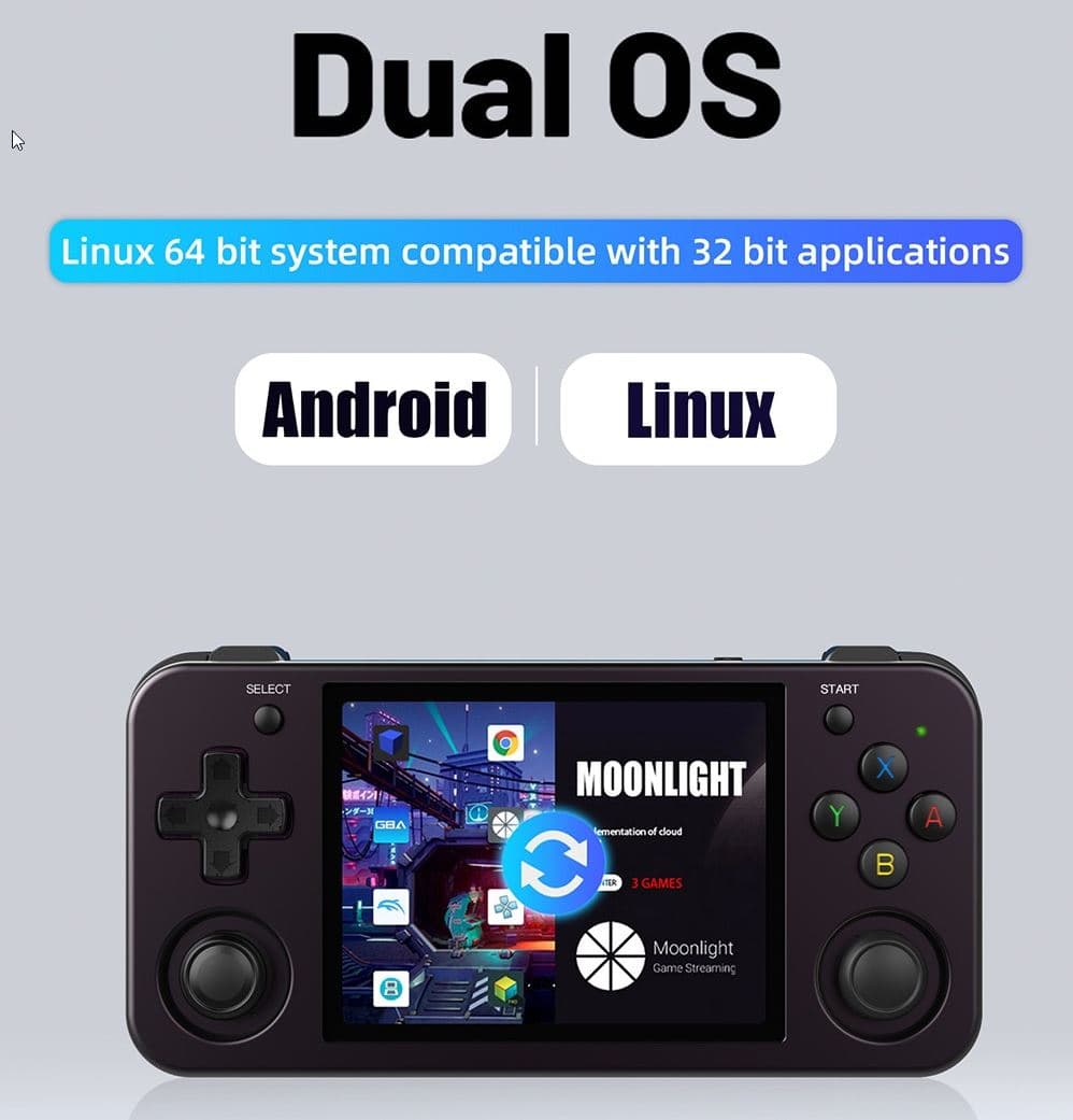 [#Ιστορικό_Χαμηλό] Anbernic RG353M : Dual OS (Android + Linux) emulator μηχάνημα, με οθόνη 3.5", 15000 παιχνίδια και 7 ώρες αυτονομία!
