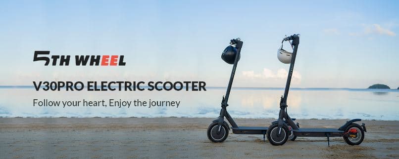 5th Wheel V30 Pro - Νέο ηλεκτρικό πατίνι 350W με τροχούς 10'' και φορτίο έως 120kg στα 399€!