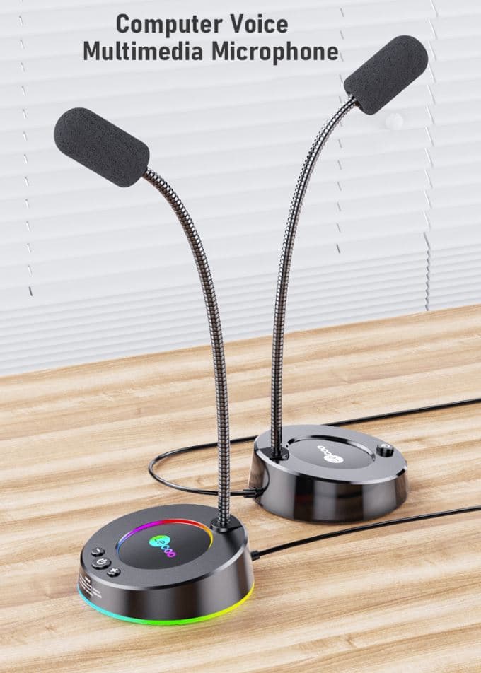 Lenovo Lecoo MC01 - Ενσύρματο Επώνυμο μικρόφωνο με φωτάκια και μπλιμπλίκια στα 11,9€!