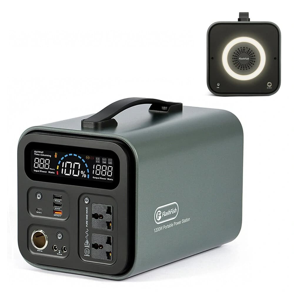 Flashfish UA1100 : Ισχυρότατο Power Station που μπορεί να τροφοδοτήσει συσκευές με 1200W!