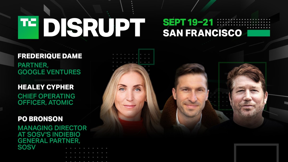 Atomic, GV και SOSV συμμετέχουν στη σειρά κριτών Startup Battlefield στο TechCrunch Disrupt 2023
