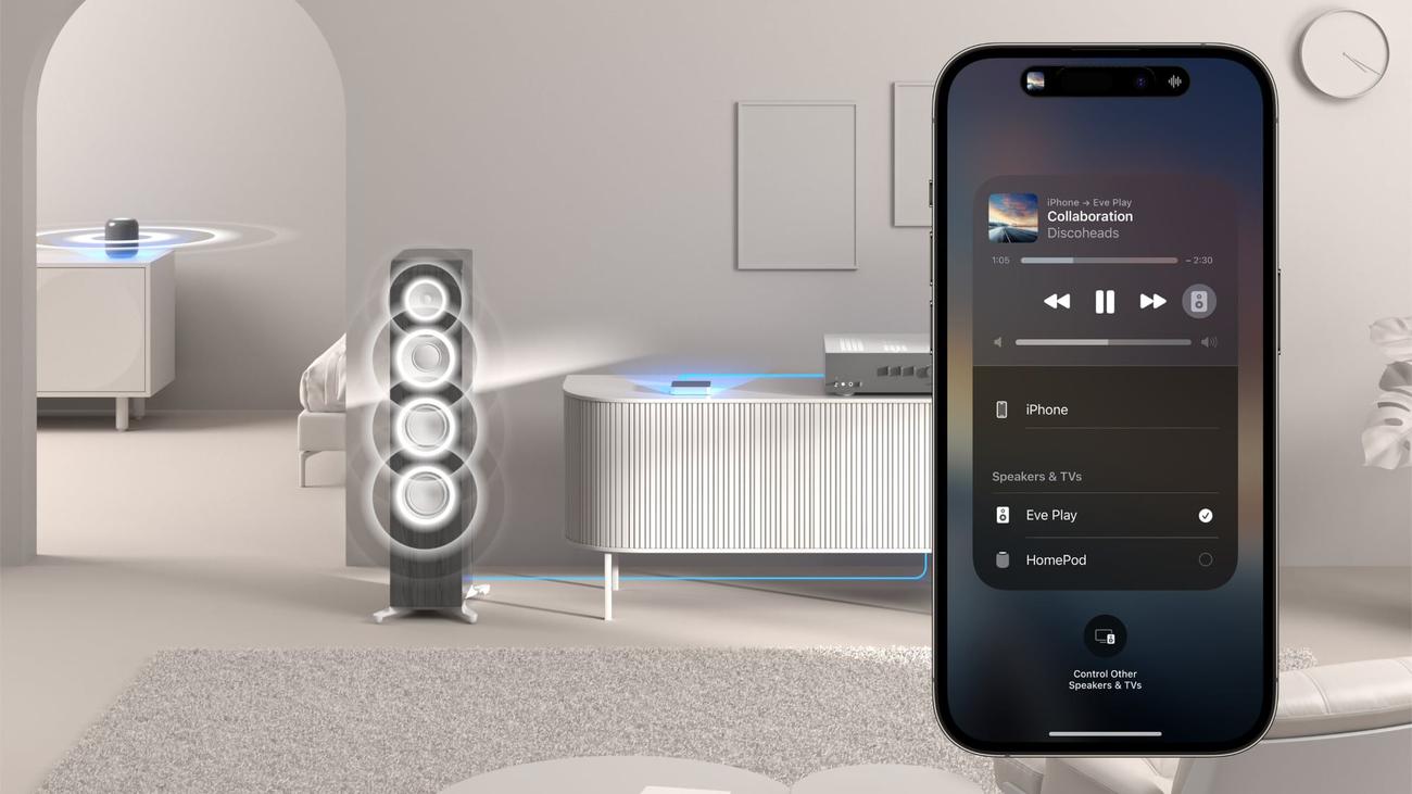 Eve Debuts AirPlay 2-συμβατό Eve Play και Eve Thermo Control
