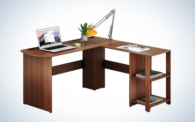 SHW L Shaped Corner Desk