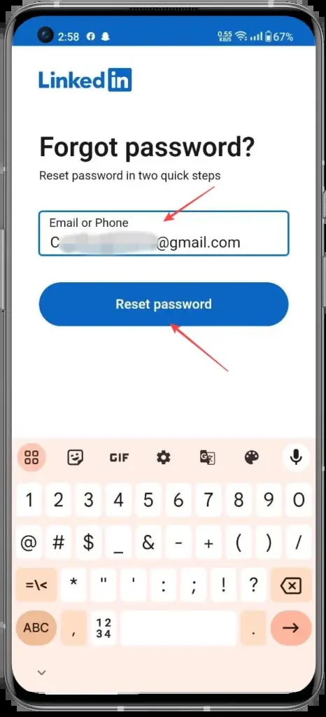 , Πώς να ανακτήσετε τον κωδικό πρόσβασης του Linkedin;, TechWar.gr