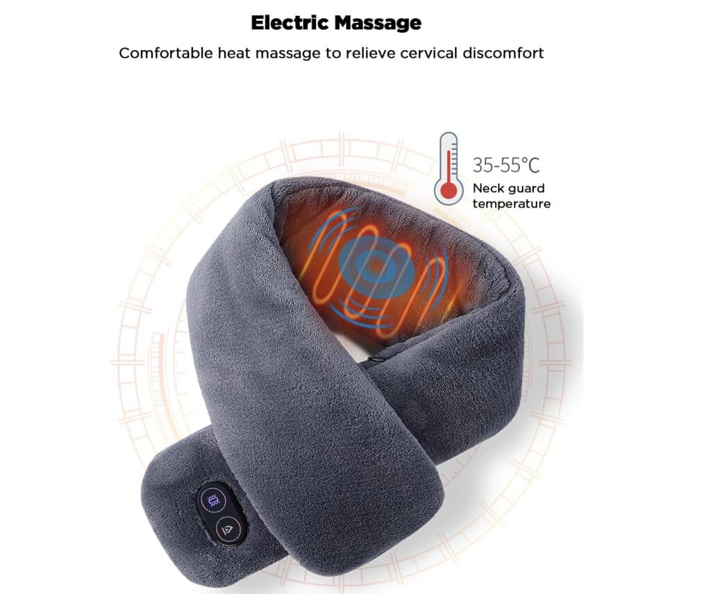 , [#Ιστορικό_Χαμηλό] Θερμαινόμενο κασκόλ που σας κάνει ΚΑΙ μασαζ απο την Tengoo σε 6 χρώματα, με 13€!!, TechWar.gr