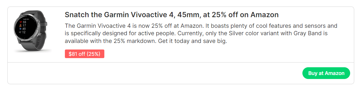 , Κερδίστε το Garmin Vivoactive 4 με μια γλυκιά έκπτωση στο Amazon, TechWar.gr