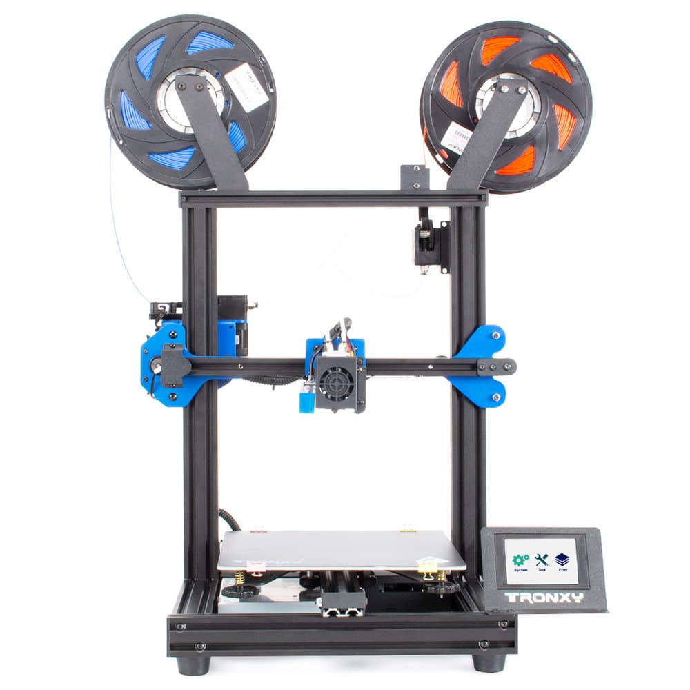 TRONXY XY-2 Pro 2E: Dual extruder 3D Printer, εύκολος στο στήσιμο, πανεύκολος στη χρήση.