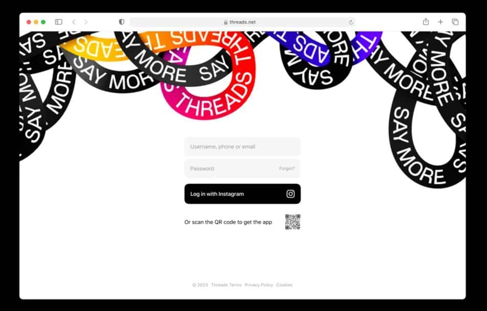 Threads, Threads: Κυκλοφόρησε η web έκδοσή του