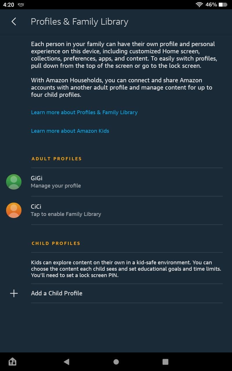 , Πώς να προσθέσετε ένα προφίλ στο Amazon Fire tablet σας, TechWar.gr