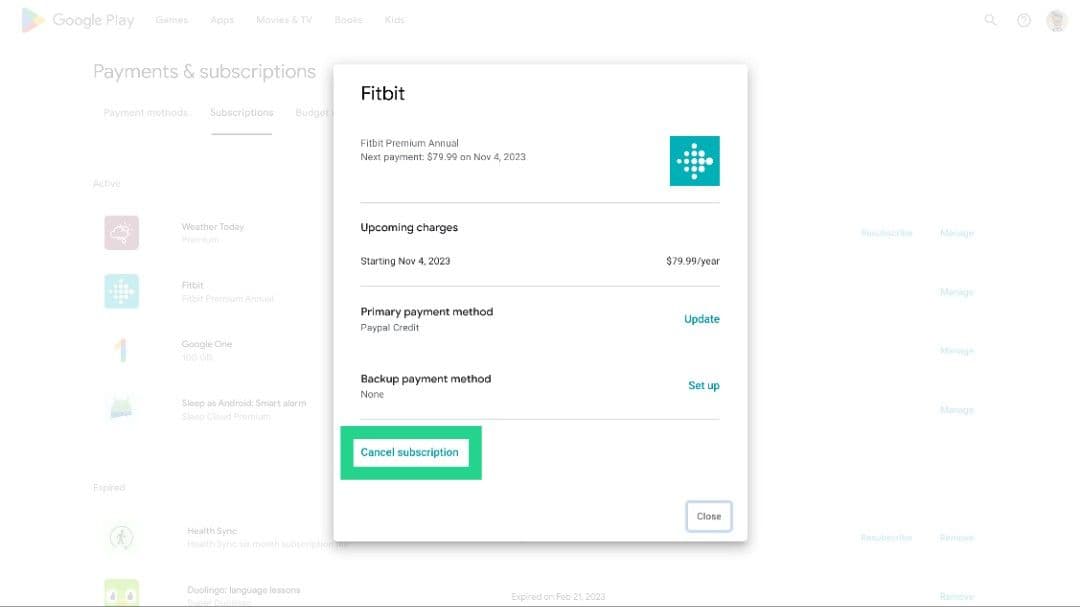 , Πώς να ακυρώσετε τη συνδρομή σας στο Fitbit Premium, TechWar.gr