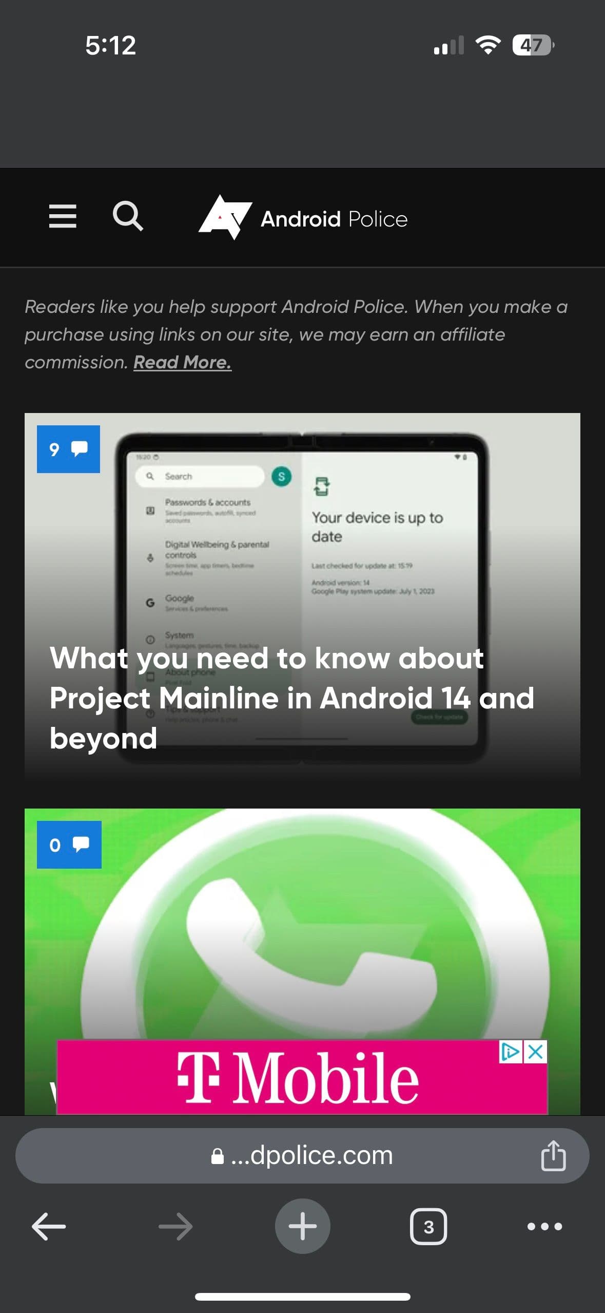 , Το Google Chrome επιτρέπει στους χρήστες iPhone να μετακινούν το κύριο πλαίσιο στο κάτω μέρος, TechWar.gr