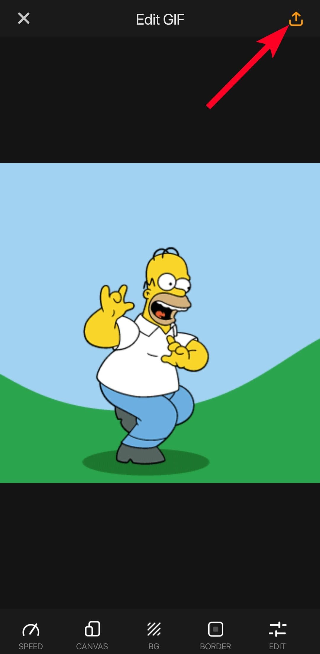 Επεξεργασία GIF στην εφαρμογή GIFBuz για κινητά