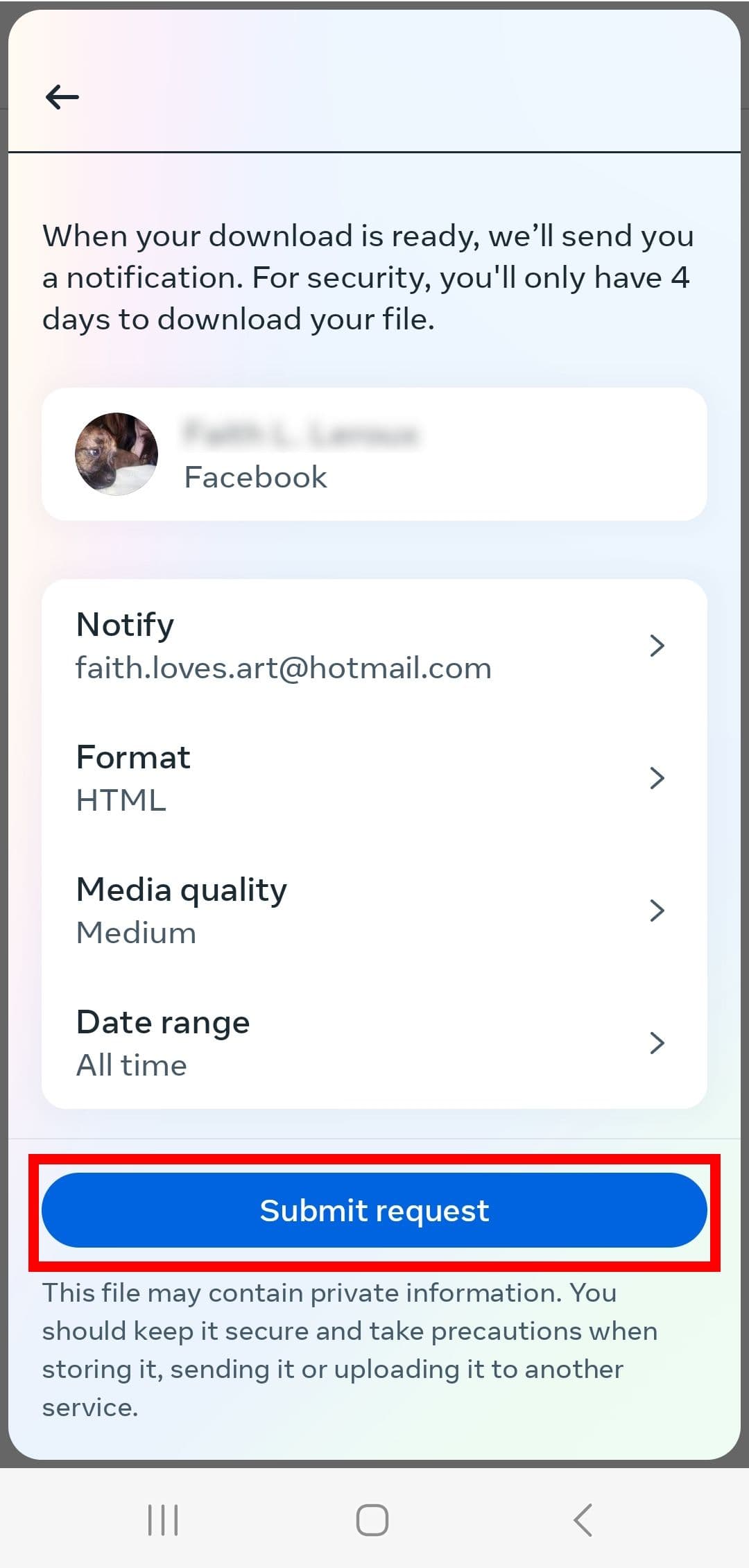 , Πώς να κατεβάσετε τα δεδομένα σας στο Facebook, TechWar.gr