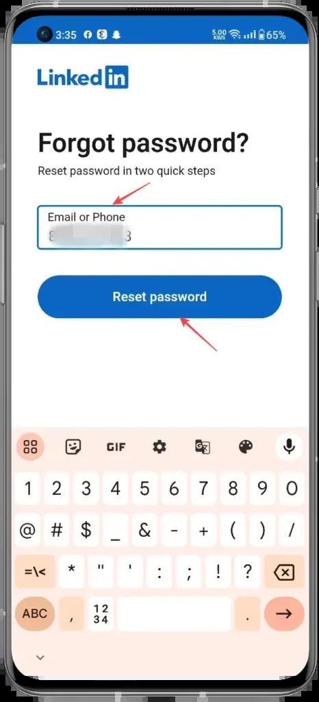 , Πώς να ανακτήσετε τον κωδικό πρόσβασης του Linkedin;, TechWar.gr
