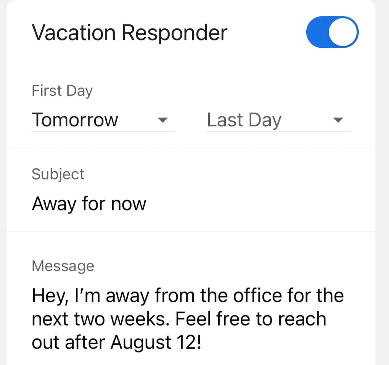 , Πώς να ρυθμίσετε μια απάντηση στο Gmail εκτός γραφείου, TechWar.gr
