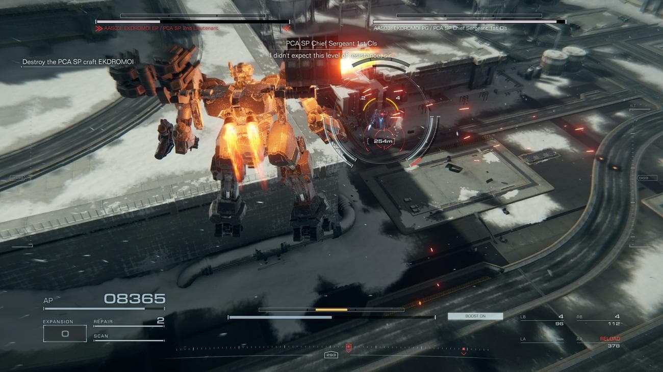 , Armored Core 6: Πώς να κερδίσετε το αφεντικό PCA SP craft EKDROMOI, TechWar.gr