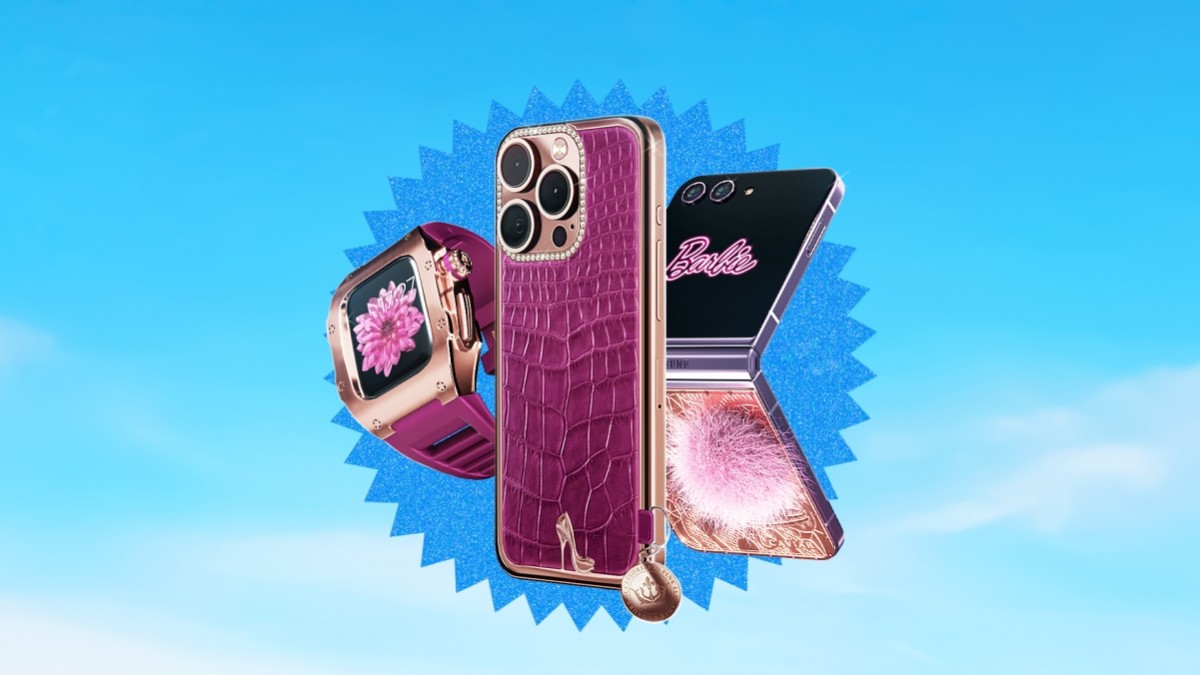 iPhone 15 Pro, iPhone 15 Pro, Galaxy Z Flip 5 και Watch Series 9: Barbie Edition από την Caviar