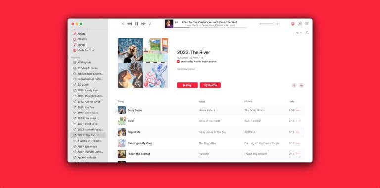Apple Music στο macOS Sonoma