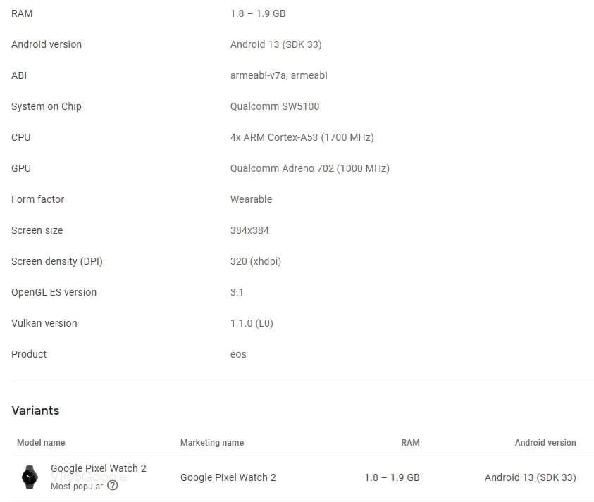 , Ο σχεδιασμός του Pixel Watch 2 διαρρέει μαζί με ορισμένες νέες λεπτομέρειες, TechWar.gr