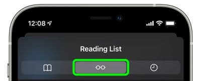 εικονίδιο λίστας ανάγνωσης σαφάρι