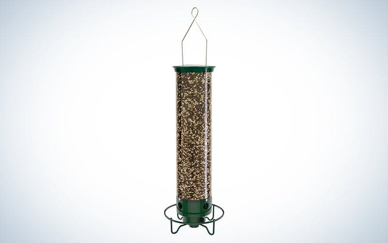 ταΐστρα πουλιών με έξυπνο σχέδιο