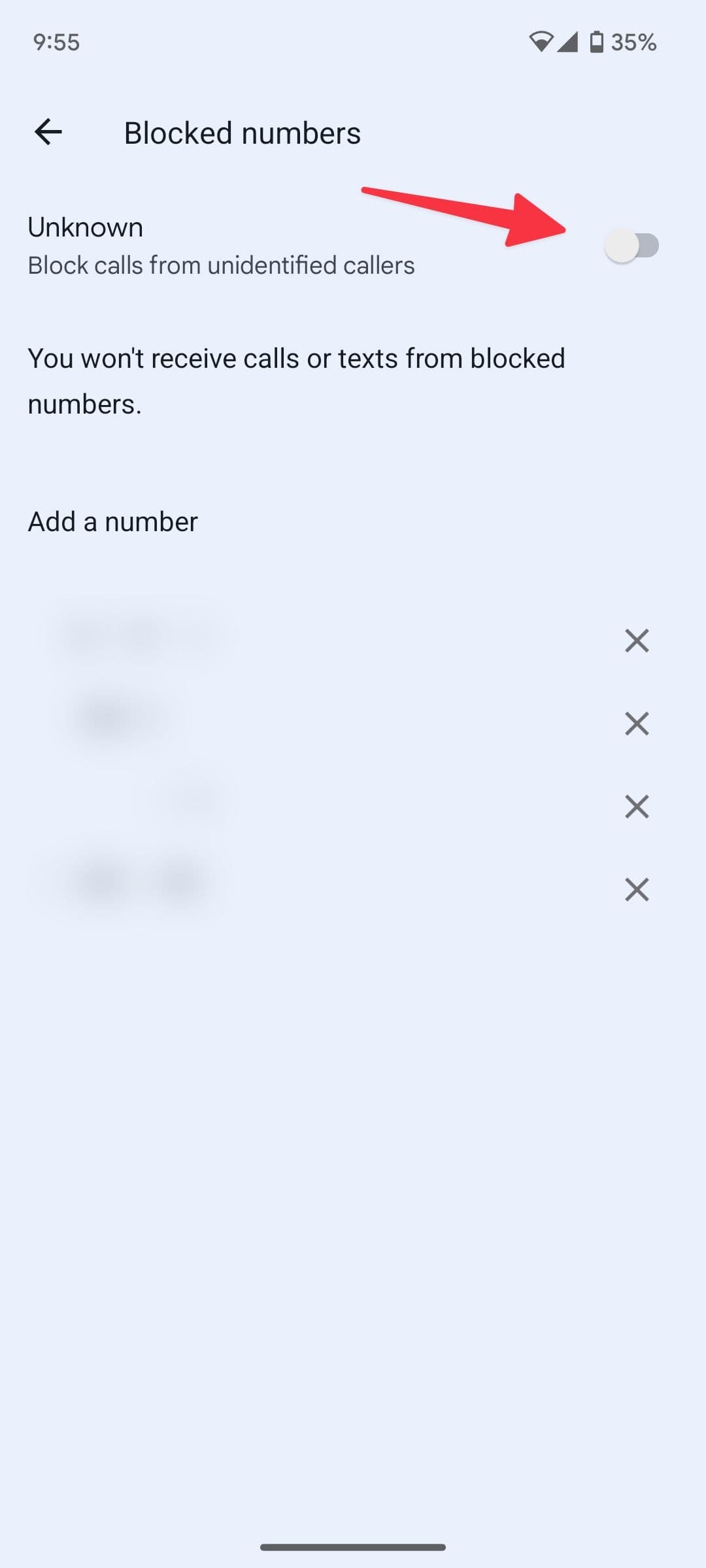 , Πώς να ξεμπλοκάρετε έναν αριθμό σε ένα τηλέφωνο Android, TechWar.gr