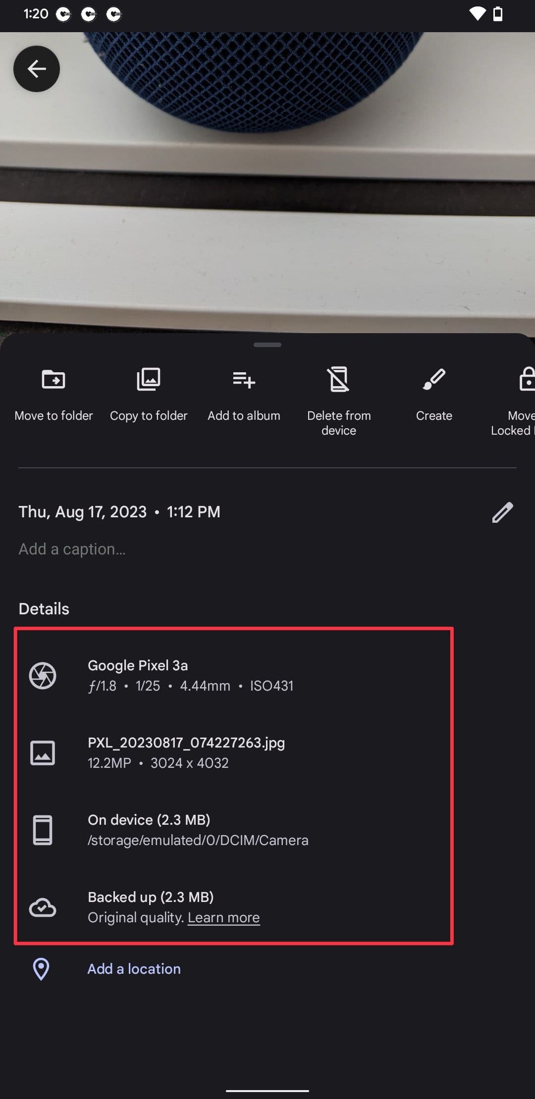 , Πώς να προβάλετε και να επεξεργαστείτε μεταδεδομένα φωτογραφιών στο τηλέφωνό σας, TechWar.gr