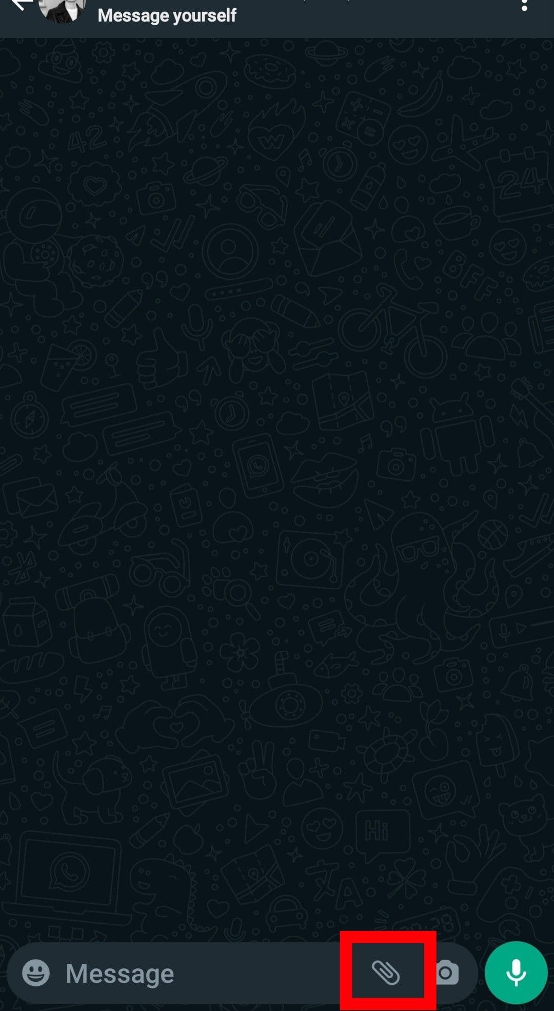 Η βασική ροή dm Whatsapp