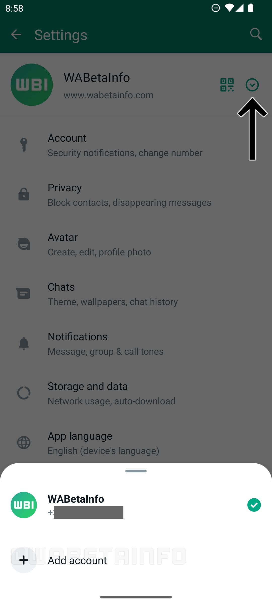 whatsapp-beta-multi-λογαριασμός