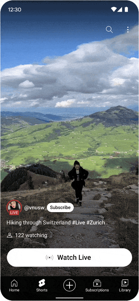 YouTube-shorts-live-anim