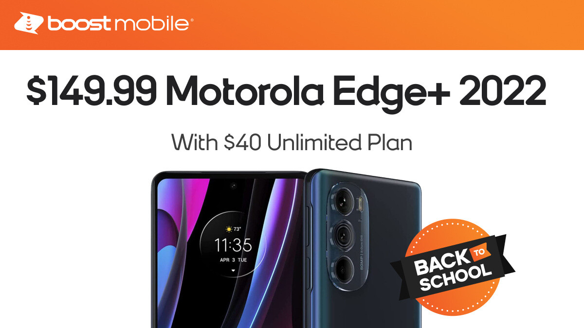 Boost Mobile Motorola Edge+ deal