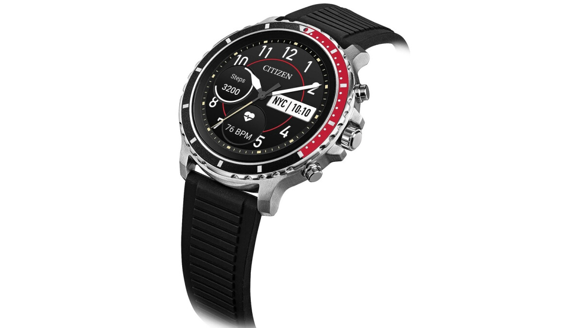 This gorgeous Citizen smartwatch with Wear OS is somehow on sale for less than $100