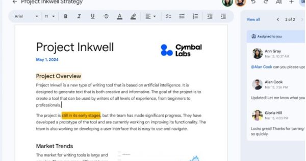 Εφαρμογές Έγγραφα, Φύλλα και Παρουσιάσεις Google Λάβετε ενημέρωση διεπαφής χρήστη

