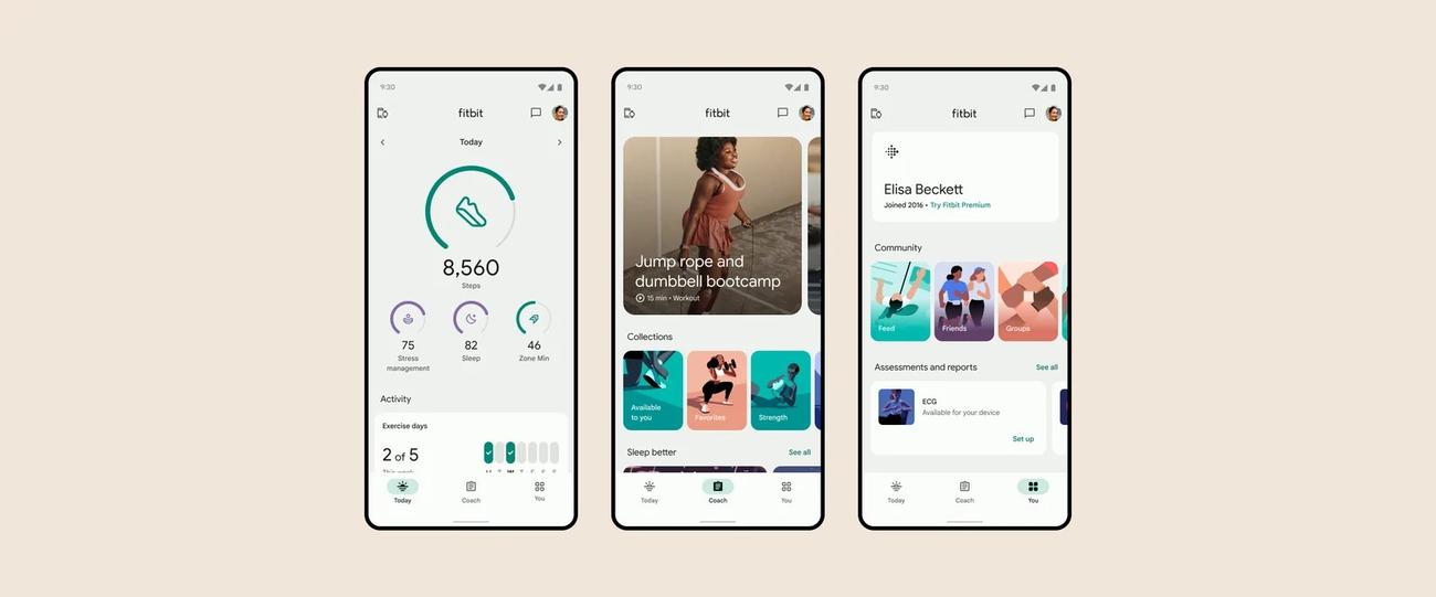 The Fitbit app redesign announced in August of 2023.